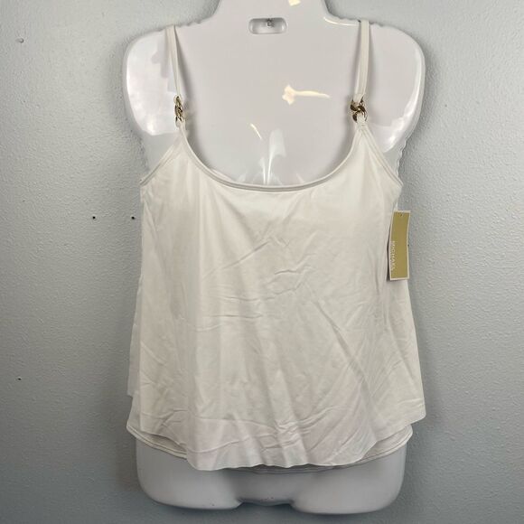 NWT MICHAEL Michael Kors Tankini Swim Top Size XS - Picture 1 of 6